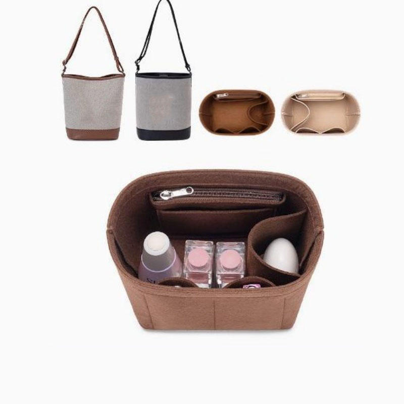 Multi-Pocket Felt Handbag Orga - Backpack Insert Organizer 评论和价格