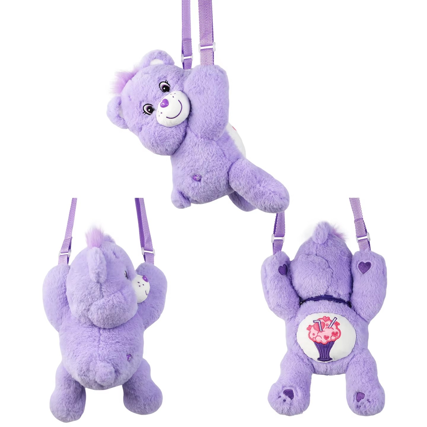 Care Bears Cute Plush Crossbod - Mini Backpack Purse 评论和价格