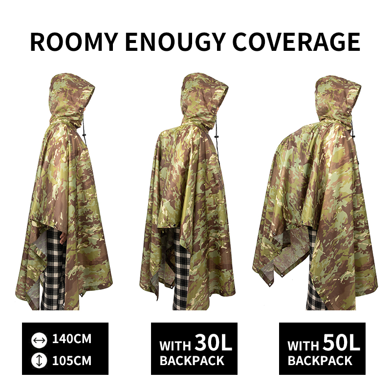 Lmpermeable Raincoats Women/Me - Rain Cover Backpack 评论和价格