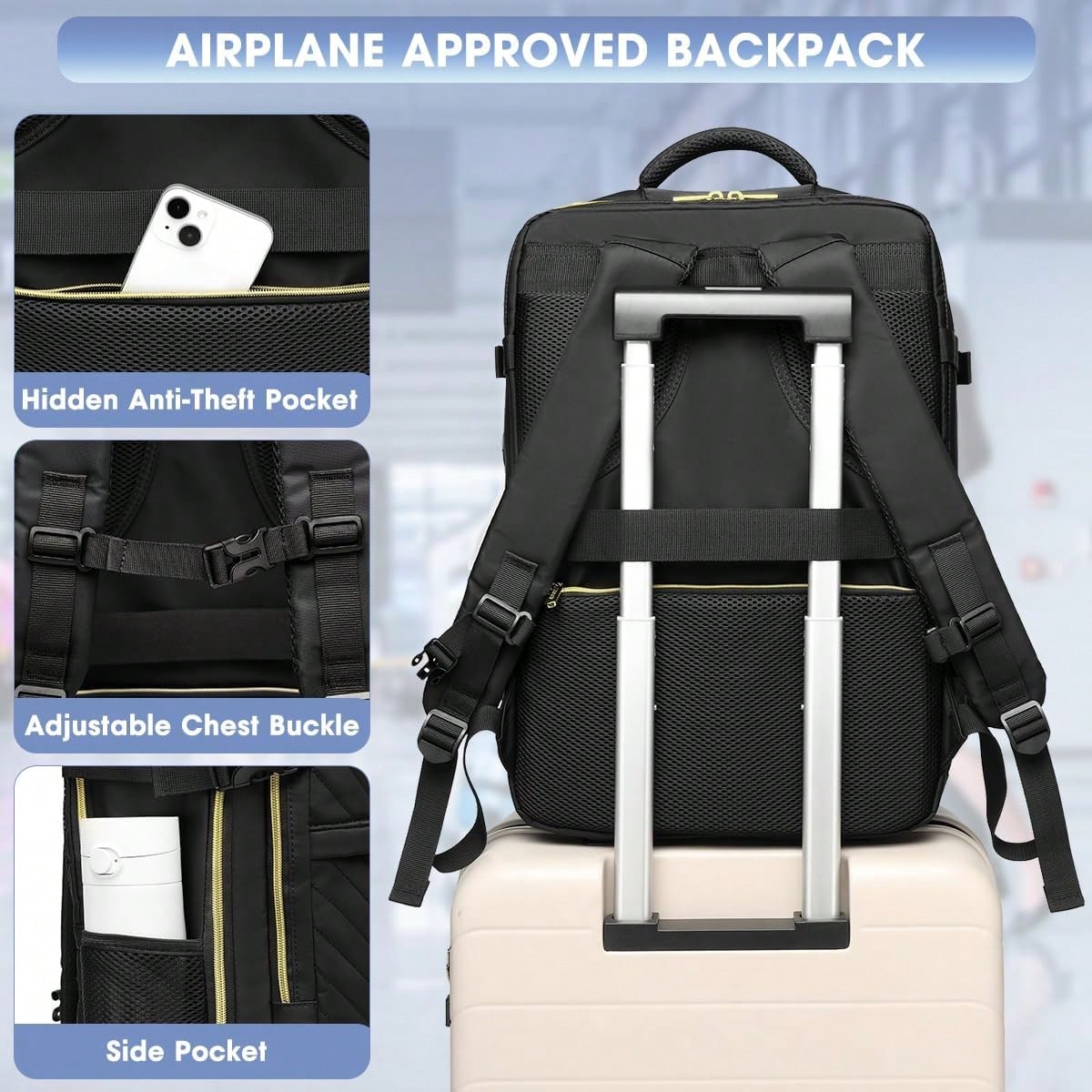 Large Carry On Travel Backpack - Travel Backpack Anti Theft 评论和价格