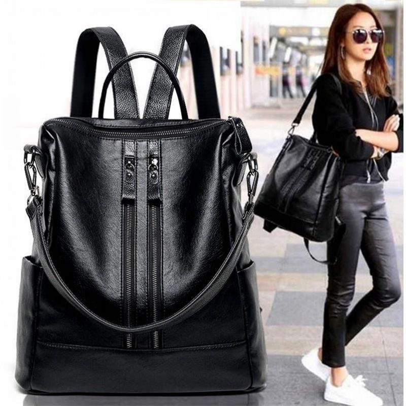 Women Soft Leather Backpack Sc - Mini Backpack Purse 评论和价格