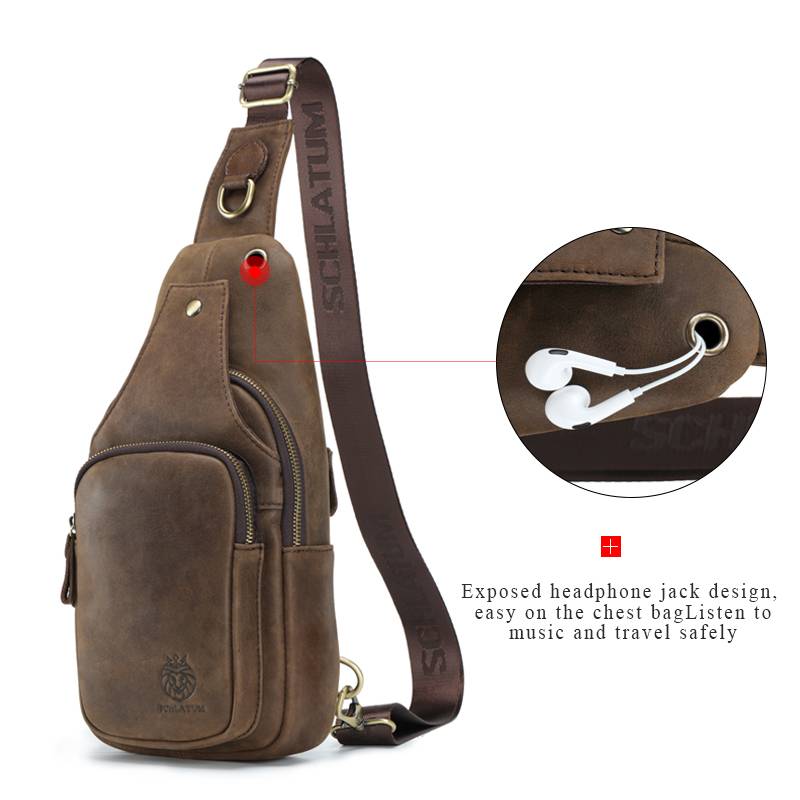 SCHLATUM 100%Genuine Leather C - Leather Backpack Vintage 评论和价格
