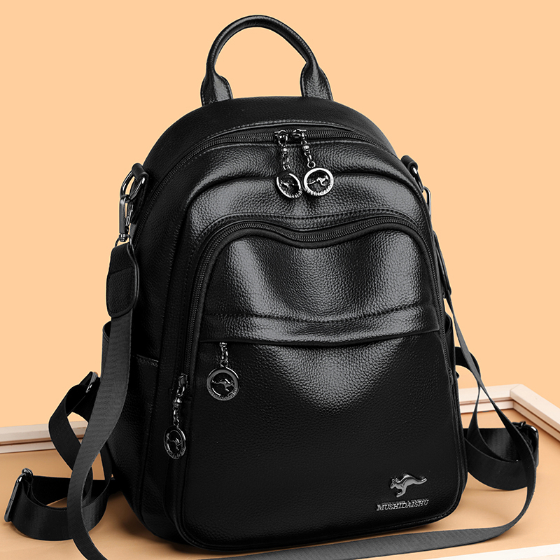 2026 Waterproof PU Leather Wom - Travel Backpack Anti Theft 评论和价格