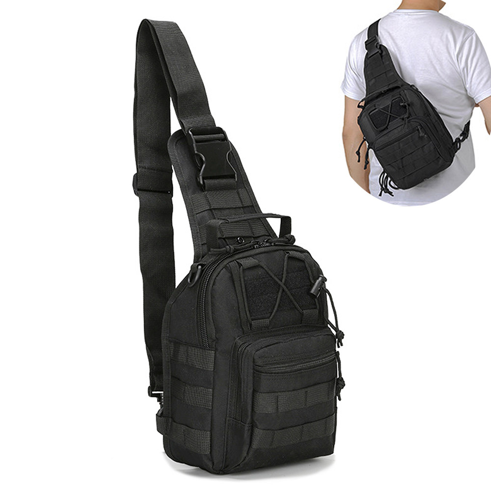 Men Crossbody Sling Backpack S - Rucksack Military Style 评论和价格