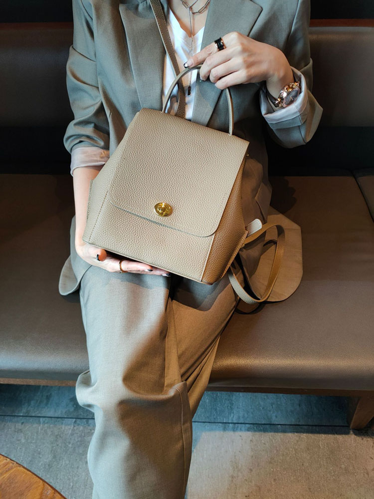 Genuine Leather Backpack Women - Leather Backpack Vintage 评论和价格