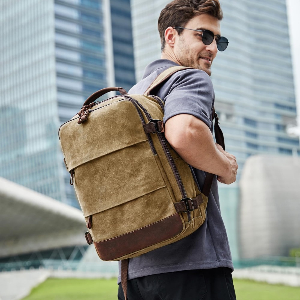 Travel Backpack for Men - Carr - Canvas Backpack Casual 评论和价格